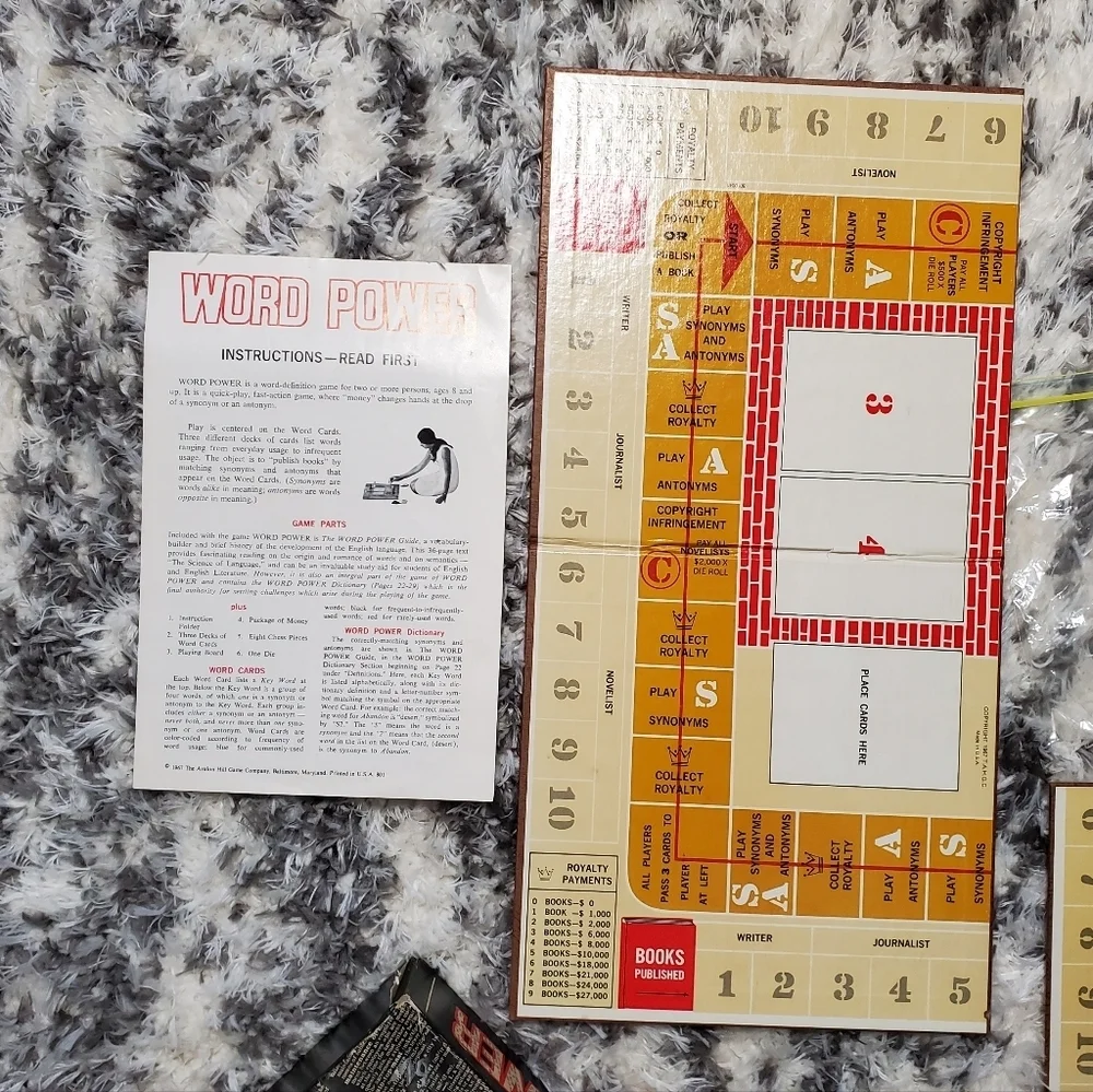 The Game of Word Power Board Game
